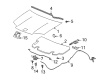 Saturn Hood Latch Diagram - 22724779