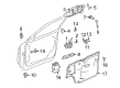 Cadillac Seville Door Handle Diagram - 25642776