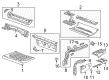 Cadillac CT6 Floor Pan Diagram - 23196759