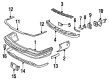 Buick Park Avenue Bumper Diagram - 25641139