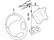Oldsmobile Achieva Steering Wheel Diagram - 16759428