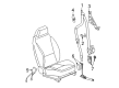 2009 Saturn Aura Seat Belt Diagram - 19178030