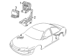 Chevy Impala ABS Control Module Diagram - 12238943