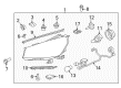 GMC Acadia Headlight Diagram - 19433929