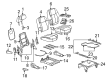 Chevy Uplander Seat Cushion Pad Diagram - 89043057