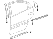 Oldsmobile Door Seal Diagram - 25732994