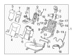 Cadillac XT5 Seat Cushion Pad Diagram - 84419796