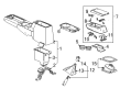 GMC Center Console Latch Diagram - 19149644