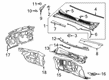 2021 Cadillac XT4 Weather Strip Diagram - 84423710