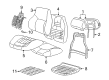 2000 Chevy Impala Seat Cushion Pad Diagram - 12457069