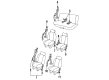 1992 Oldsmobile Silhouette Seat Belt Diagram - 12523914