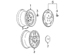 Chevy Venture Spare Wheel Diagram - 9592264