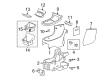 Chevy HHR Cup Holder Diagram - 25805906