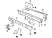 Cadillac Bumper Reflector Diagram - 5975485