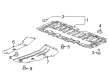 Chevy Cruze Fender Splash Shield Diagram - 39026302