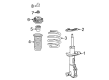 2022 GMC Terrain Shock Absorber Diagram - 84912415
