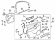 Cadillac Door Lock Switch Diagram - 84488191