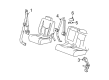 2011 Cadillac Escalade EXT Seat Belt Diagram - 19260322