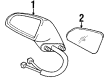 Pontiac Side View Mirrors Diagram - 12535332