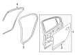 2012 Chevy Caprice Door Seal Diagram - 92257476