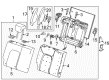 Chevy Sonic Seat Cushion Pad Diagram - 95292083
