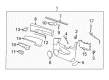 Saturn Vue Door Handle Diagram - 96817066