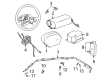Saturn LS Air Bag Clockspring Diagram - 15298228