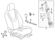 Chevy Volt Seat Belt Diagram - 19258773