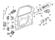 Chevy Trailblazer Door Handle Diagram - 88981049