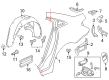 Chevy Cruze Fender Splash Shield Diagram - 95366412