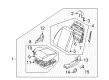 Chevy Aveo Seat Cushion Pad Diagram - 96409931