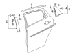 Chevy Door Moldings Diagram - 84205385