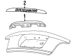 2001 Oldsmobile Intrigue Emblem Diagram - 10427699