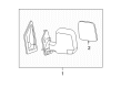 Chevy Express 1500 Side View Mirrors Diagram - 88944454