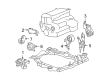 Saturn Aura Engine Mount Diagram - 25846770