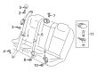 Chevy SS Seat Belt Diagram - 19301662