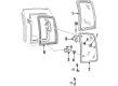 GMC C3500 Weather Strip Diagram - 15646305