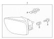 Chevy Trailblazer EXT Fog Light Diagram - 15175700