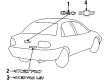 Chevy Metro Emblem Diagram - 30020053