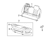 GMC Sonoma Seat Cushion Pad Diagram - 88953031