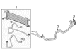 Cadillac STS Automatic Transmission Oil Cooler Line Diagram - 20977535