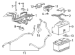 Buick Battery Sensor Diagram - 13542821