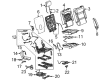 Cadillac Escalade Seat Cushion Pad Diagram - 85105901