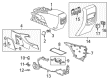 Buick Enclave Center Console Diagram - 84681222