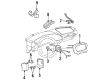 Chevy Beretta Air Bag Sensor Diagram - 16168859
