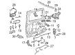 2004 Pontiac Montana Door Handle Diagram - 10322232