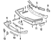 1988 Buick Regal Bumper Diagram - 14087957