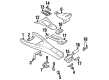 Cadillac Catera Center Console Base Diagram - 13133307