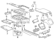 Cadillac LYRIQ Center Console Base Diagram - 86823239