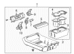 GMC Cup Holder Diagram - 23467146